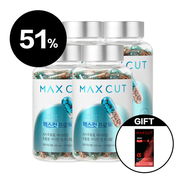 小象 X MaxCut 阻脂膠囊Cr 120顆 *4 贈辣味輕盈粉*1