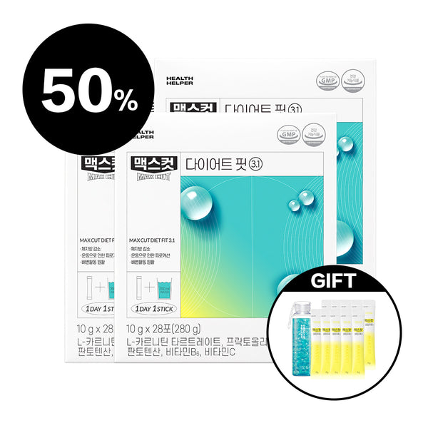 小象 X MaxCut 蒂凡尼小綠水*4 贈小黃水2入*5 + 水瓶