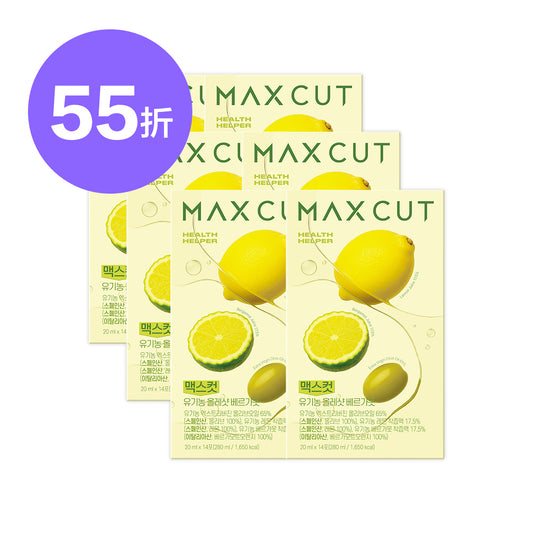 倫倫 X MAXCUT 佛手柑橙萃檸檬橄欖油14入*6盒