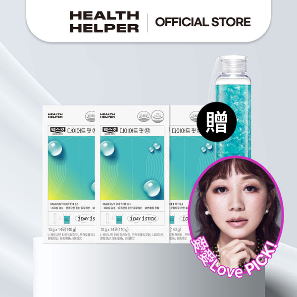 愛愛 X MaxCut 蒂凡尼小綠水3盒 贈水瓶+ 梅子酵素2入散裝