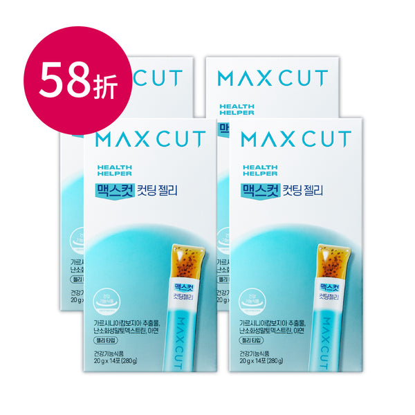 玟伶yura × ᴍᴀxᴄᴜᴛ  輕盈Q果凍14入* 4盒