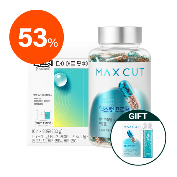 崔咪 X MaxCut 阻脂膠囊Cr 120顆 *1 + 小綠水28入 *1 贈阻脂膠囊Cr 18顆 + 水瓶