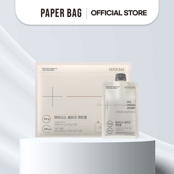 PaperBag 黑豆蛋白代餐奶昔